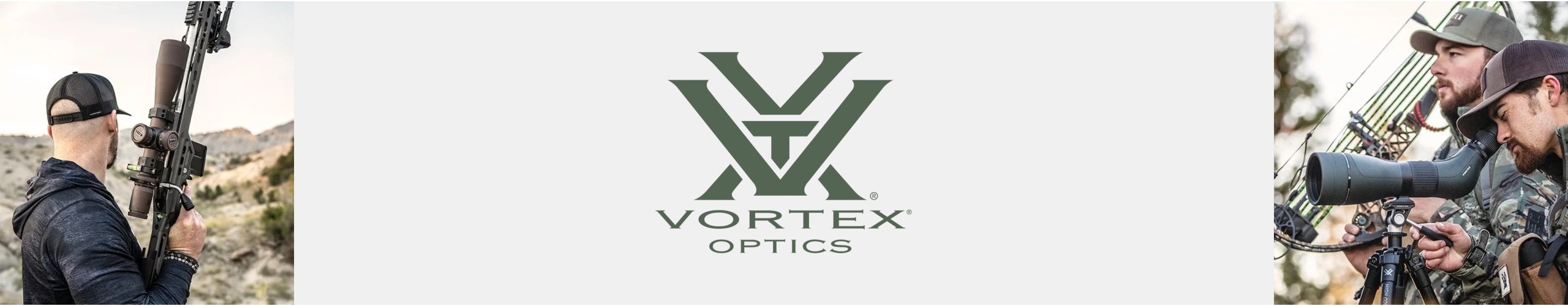 Vortex Optics sortiment &ndash; sigtekikkerter, r�dpunkt, afstandsm�lere og udsigtskikkerter