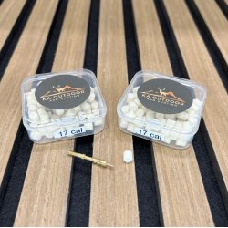 Filtpropper m. hul - .17 cal (.17hmr / 4,5mm luftgevr), (Ekskl. JAG)