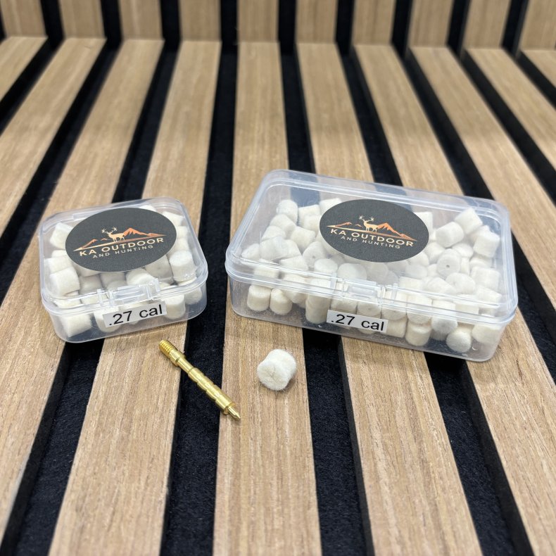 Filtpropper m. hul - .27 cal (7mm), (Ekskl. JAG)