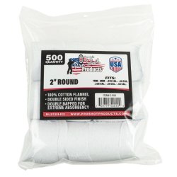 Pro-Shot / 500 Patches 2" / 50mm cal. 7mm, .30 - .38 (.308)