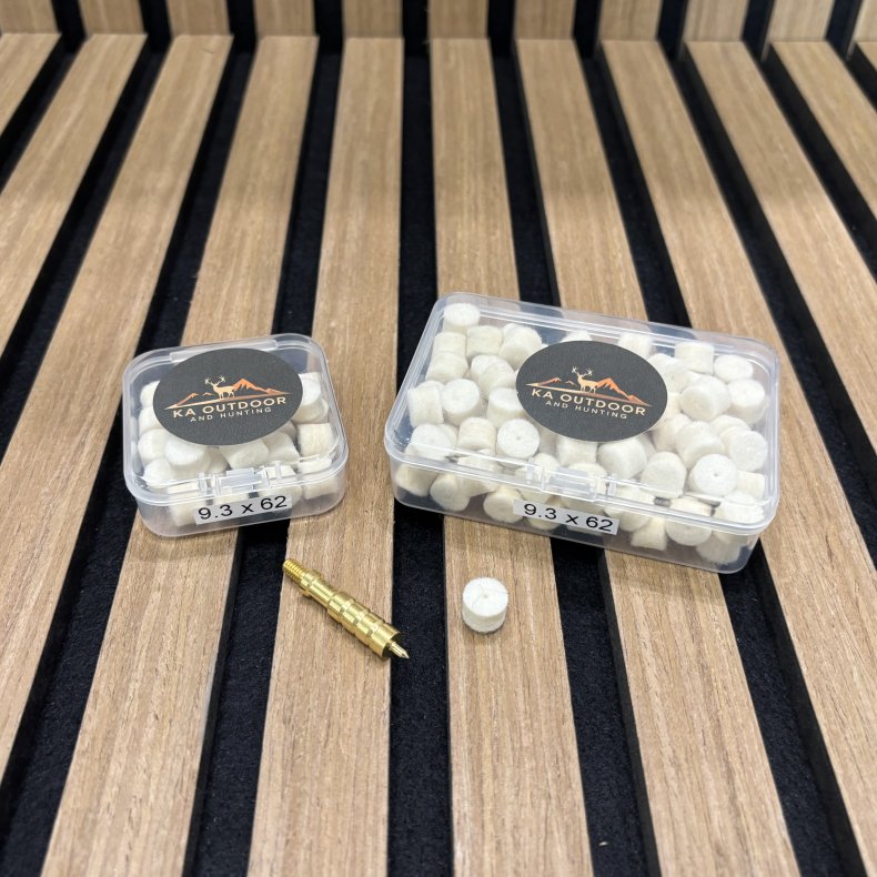 Filtpropper m. hul - 9,3 x 62, (Ekskl. JAG)