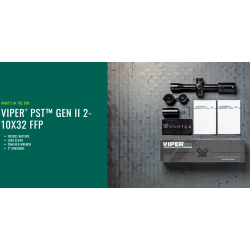 Vortex Viper PST II 2-10x32 FFP med EBR-4 (MRAD)