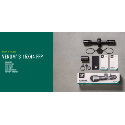 Vortex Venom 3-15x44 FFP m/EBR-7C (MRAD)