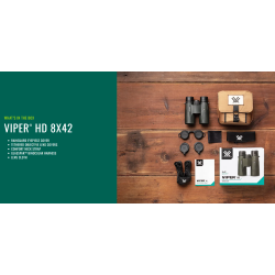 Vortex Viper HD 8x42 m/glasspak taske