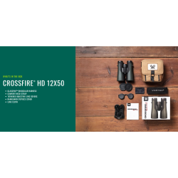 Vortex Crossfire HD 12x50 m/GlassPak taske