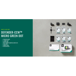 Vortex Defender-CCW Green Dot (3 MOA)