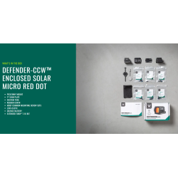 Vortex Defender-CCW Enclosed Solar Red Dot (3 MOA Multi Reticle)