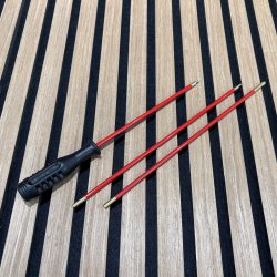 Stilcrin - Rensestok 5mm - 3 delt - 70cm - (22LR / .223 / .243 / 6 mm / 6,555 og 6,5 Creedmoor)