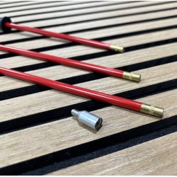 Stilcrin - Rensestok 7mm - 3 delt - 72cm - (Alle haglkaliber 12, 16, 20ga / 9,3x62 / .375)